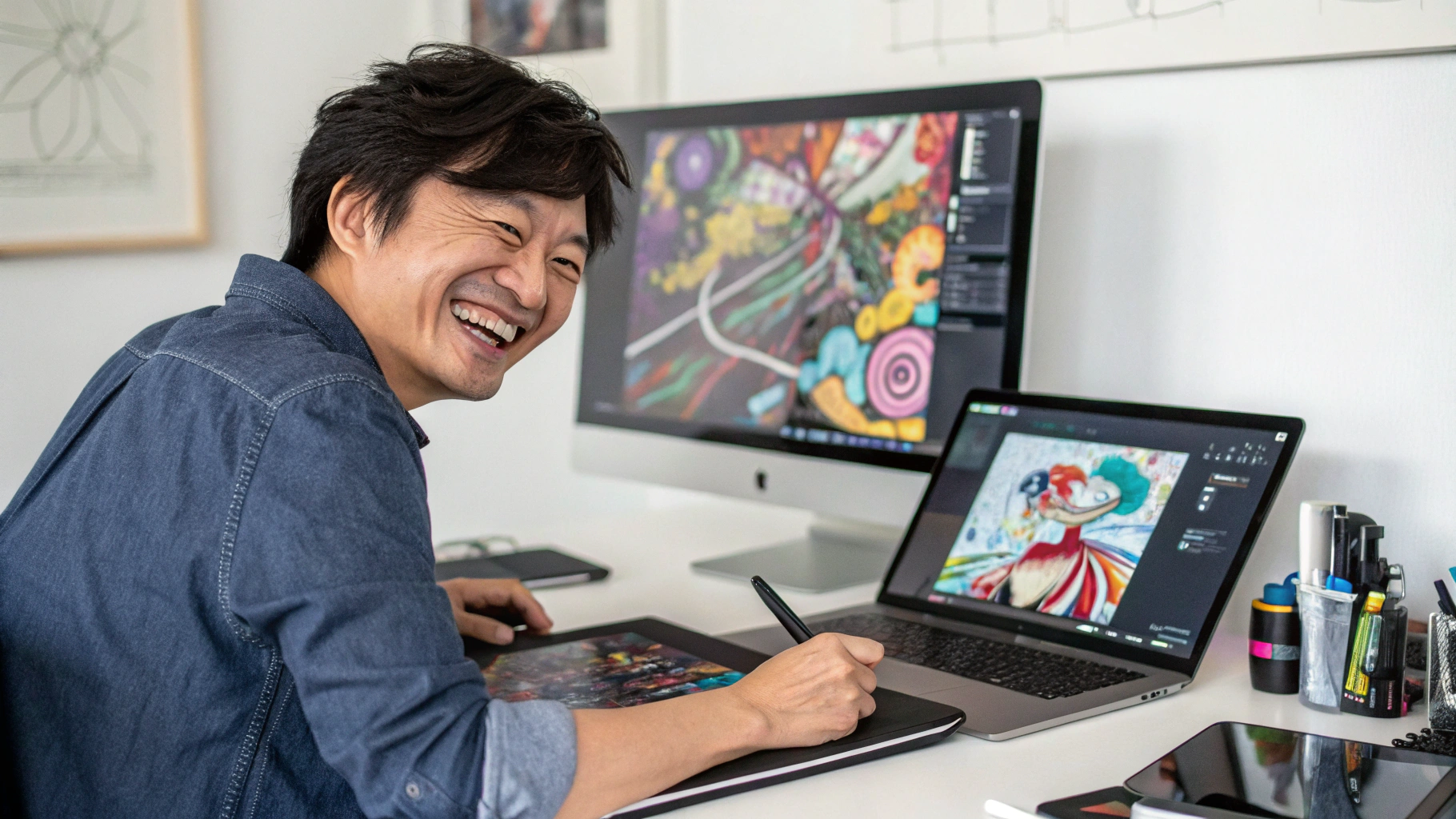 AIデザイン工房の作品例とデザイン技術習得カリキュラム